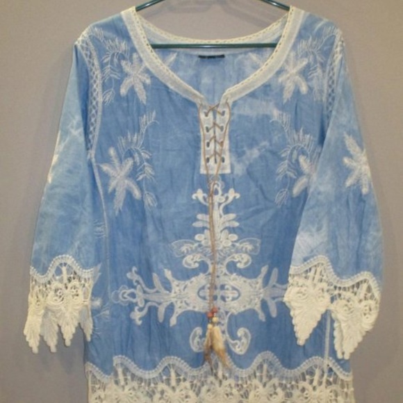 PEASANT STYLE TOP - Picture 1 of 1
